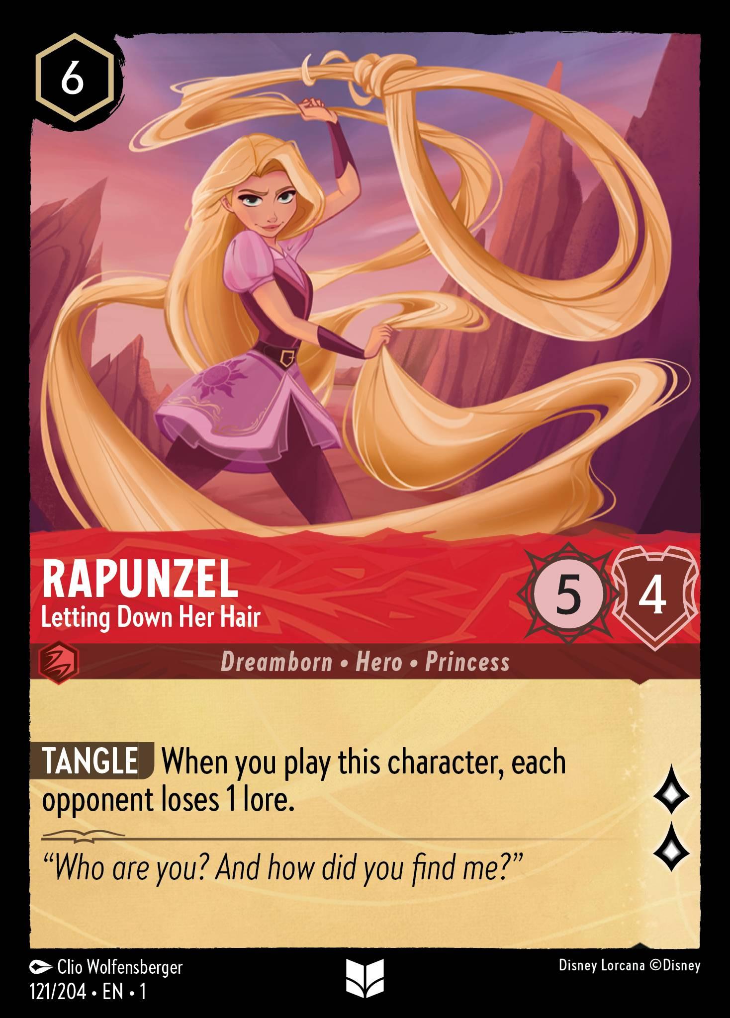 Rapunzel, Letting Down Her Hair — image 1