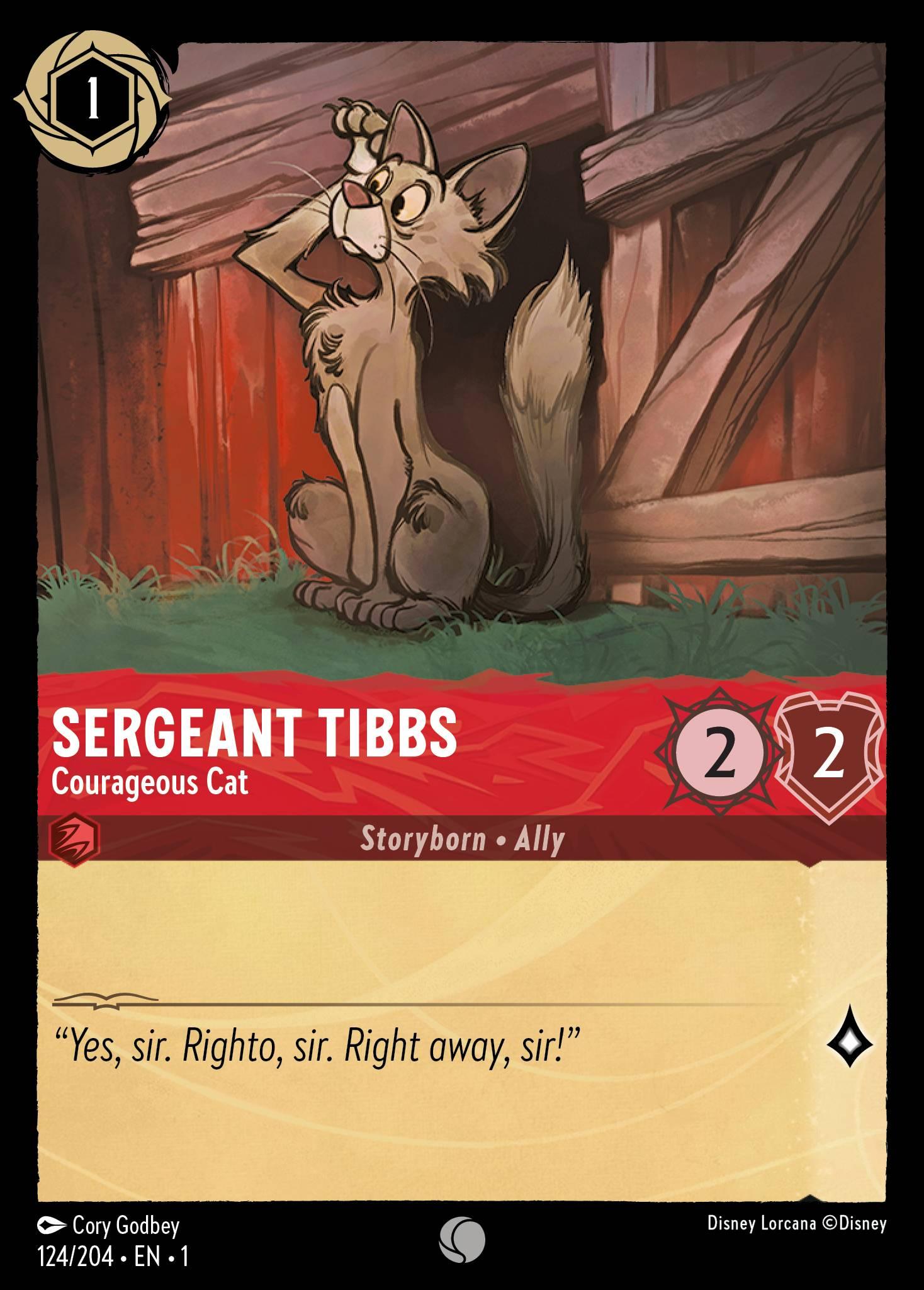 Sergeant Tibbs, Courageous Cat — image 1