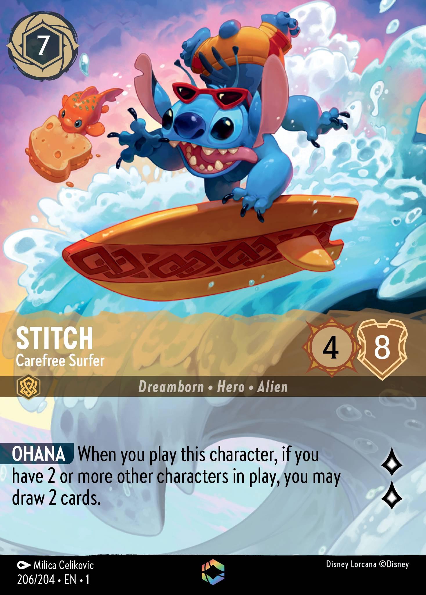 Stitch, Carefree Surfer - ENCHANTED — image 1