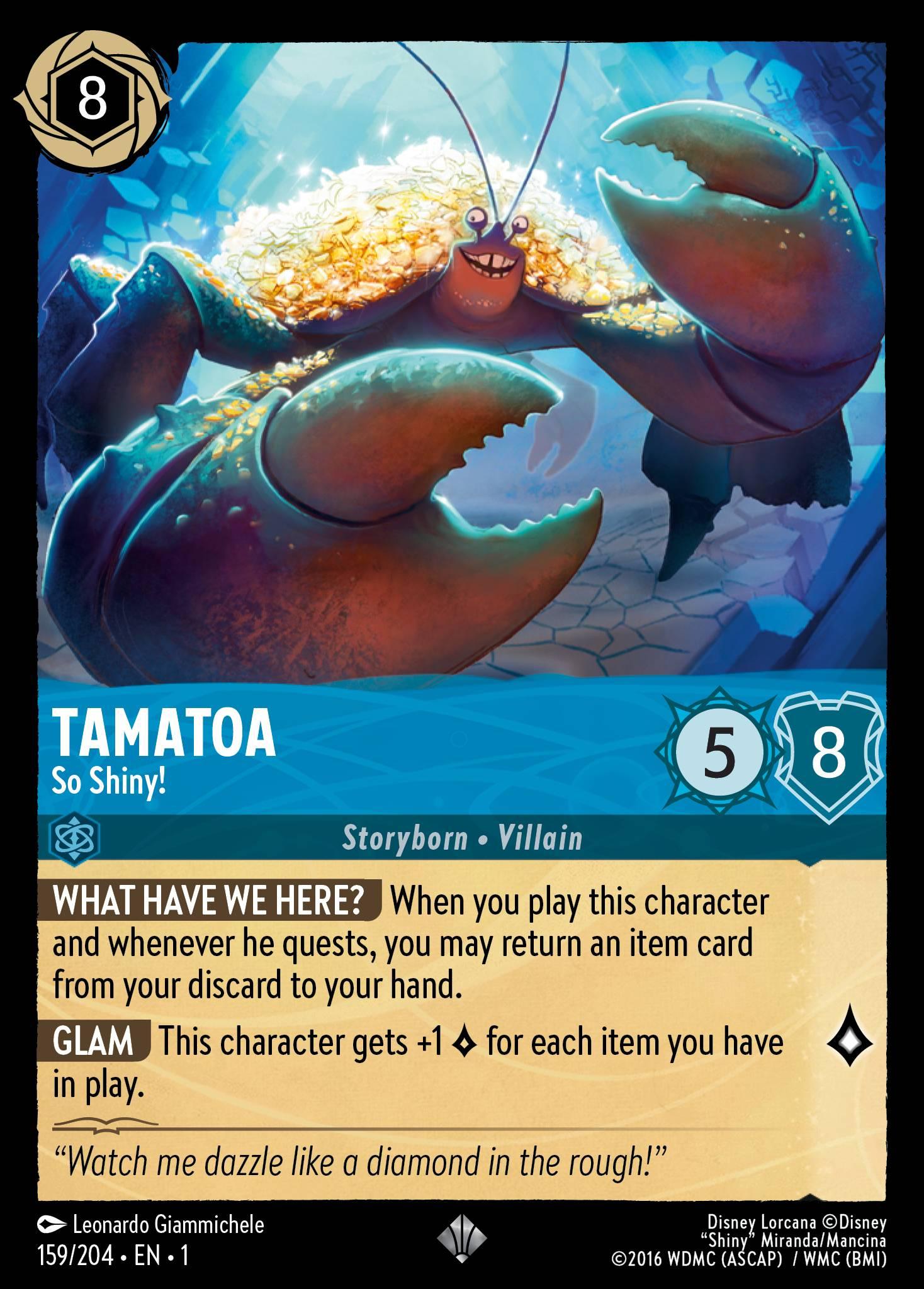 Tamatoa, So Shiny! - FOIL — image 1