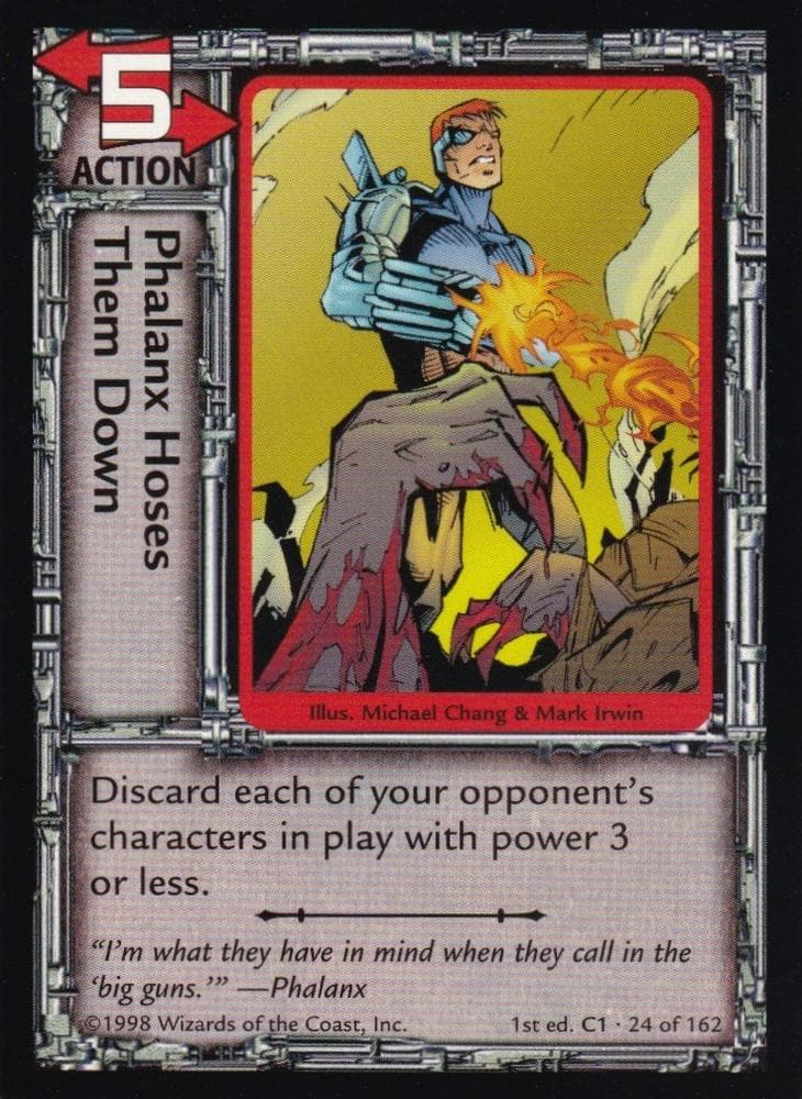 Phalanx Hoses them Down — image 1