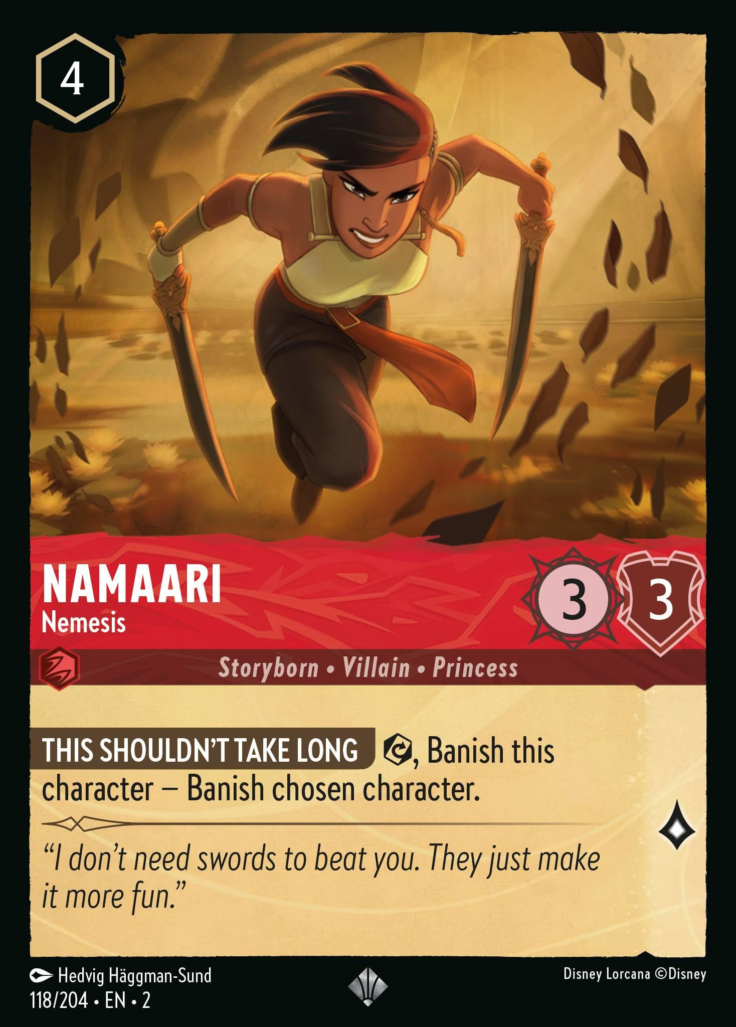 Namaari, Nemesis - FOIL — image 1