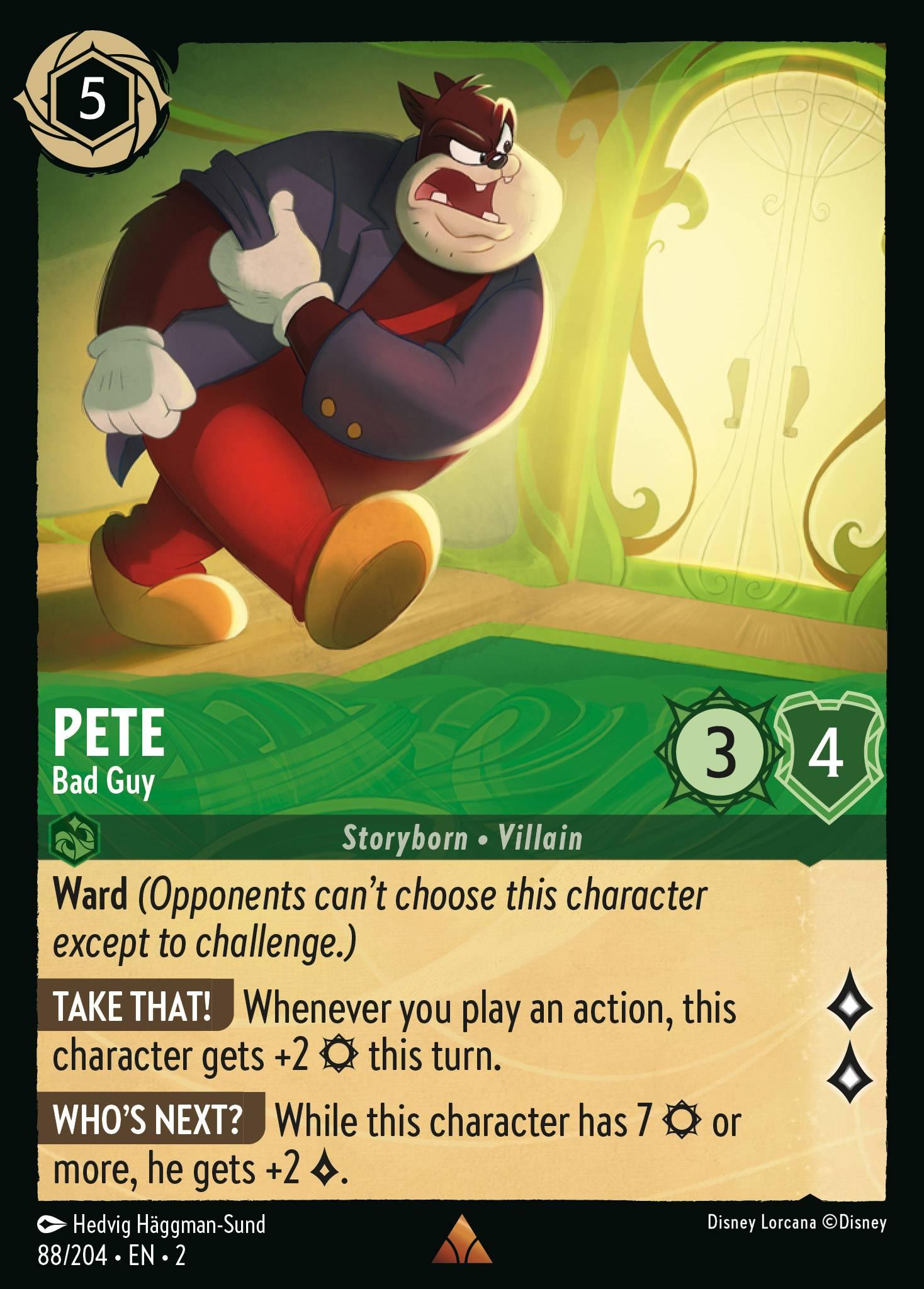 Pete, Bad Guy - FOIL — image 1