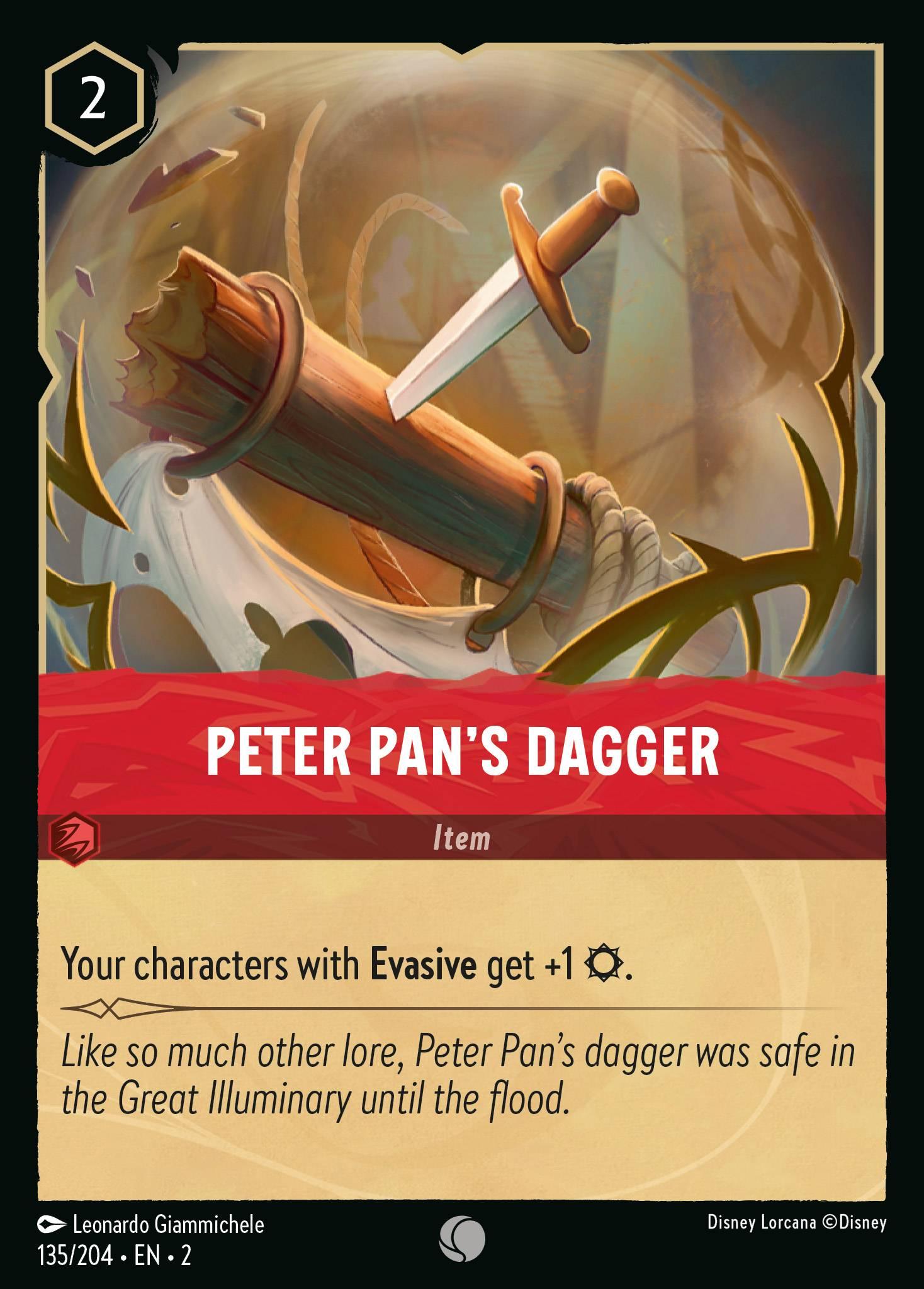 Peter Pan's Dagger - FOIL — image 1
