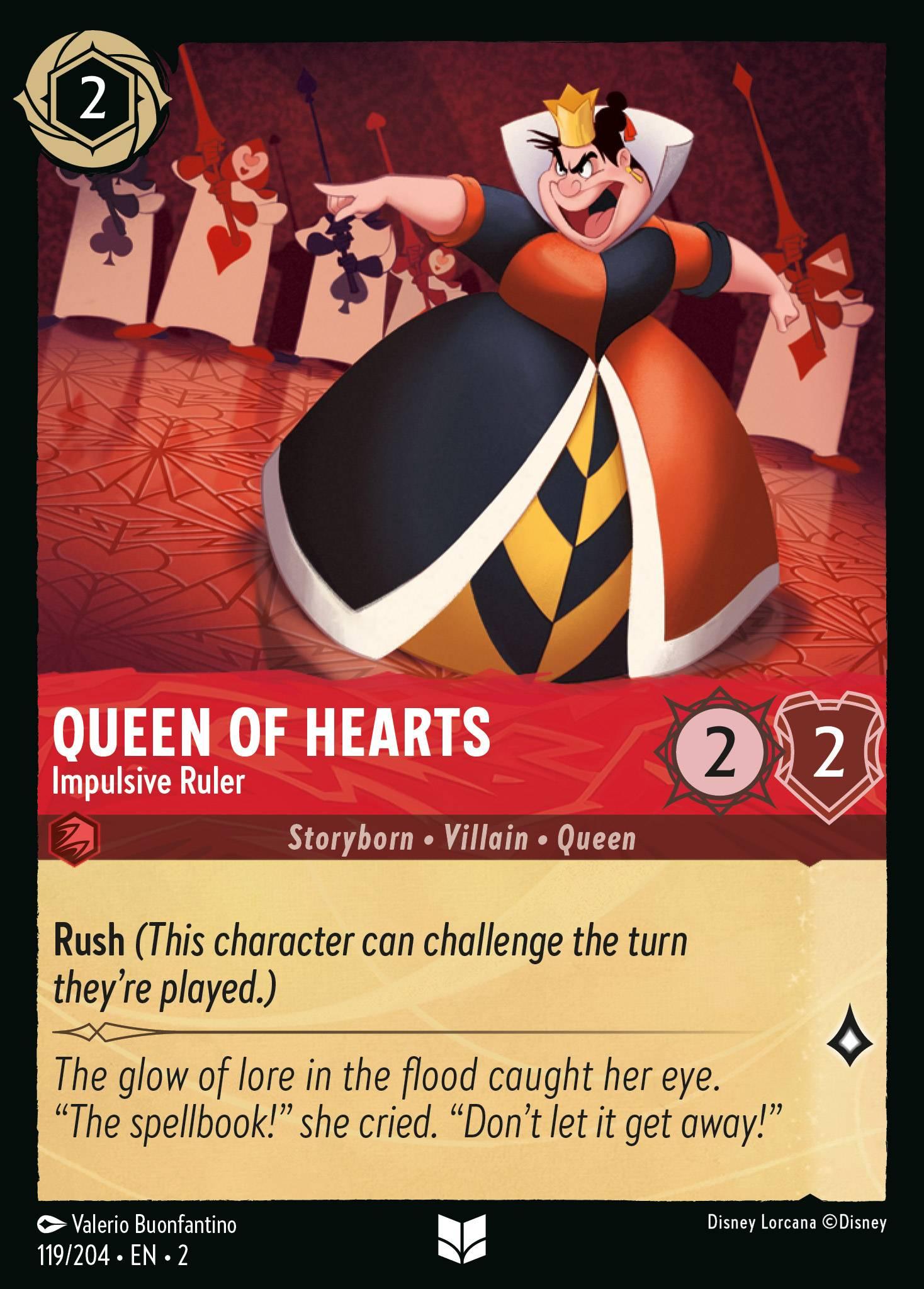 Queen of Hearts, Impulsive Ruler - FOIL — image 1
