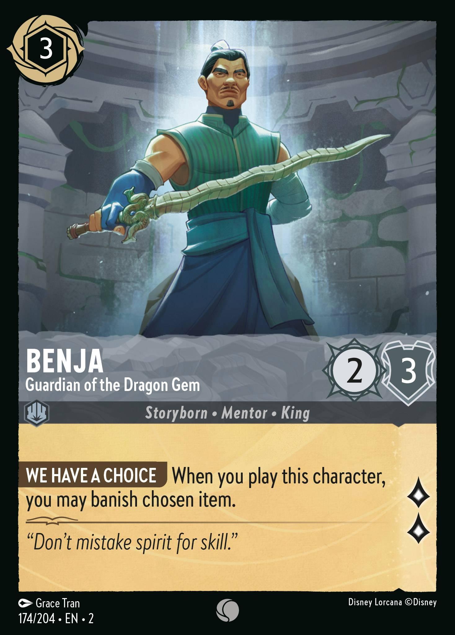 Benja, Guardian of the Dragon Gem - FOIL — image 1