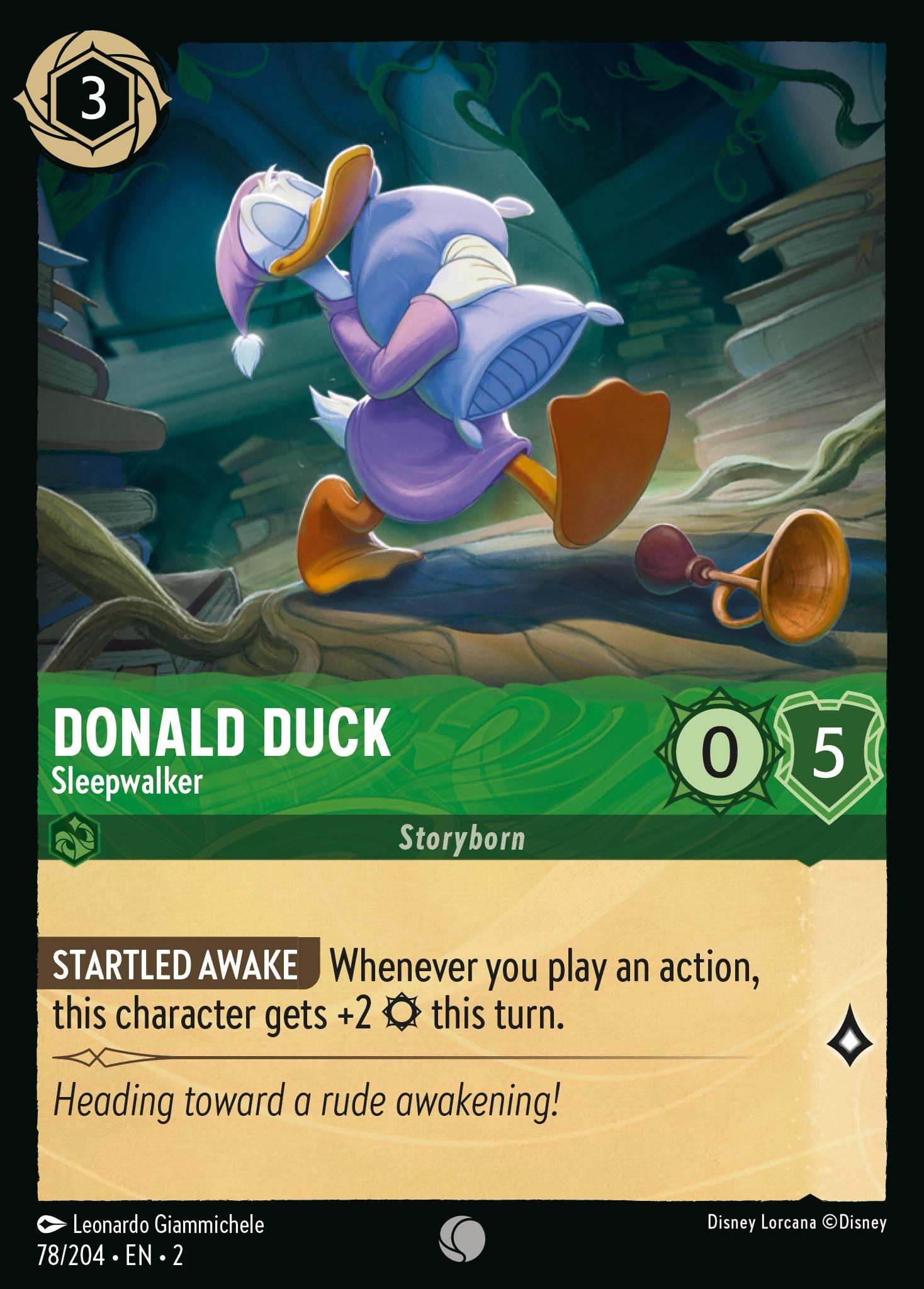 Donald Duck, Sleepwalker - FOIL — image 1