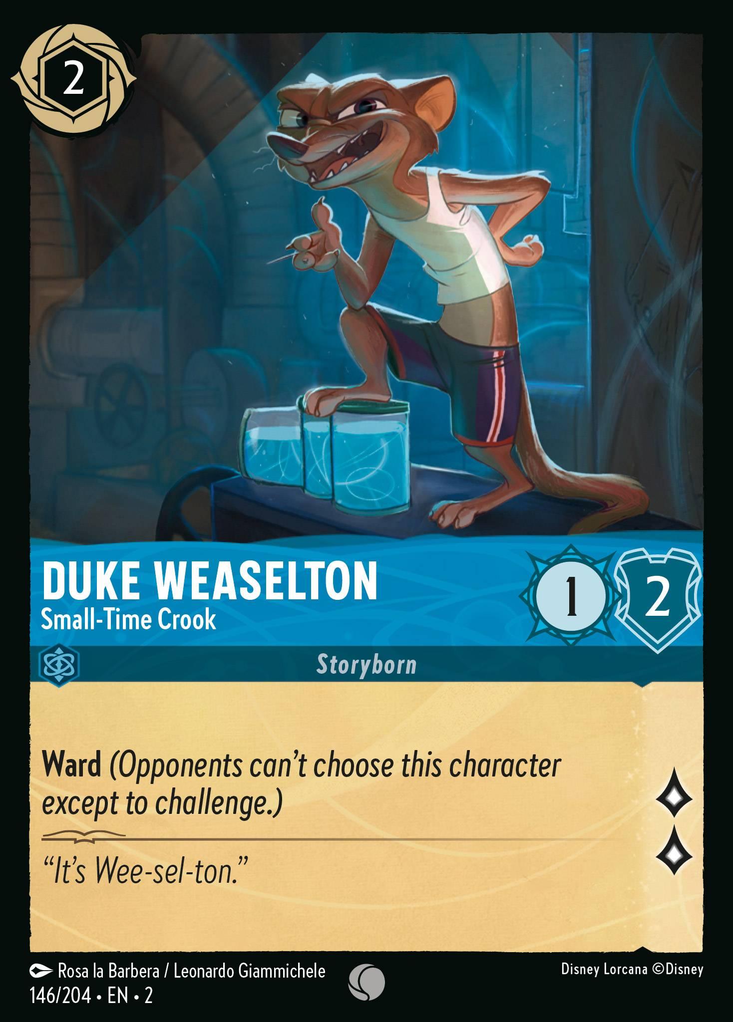 Duke Weaselton, Small-Time Crook — image 1