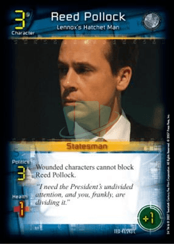 Reed Pollock, Lennox's Hatchet Man — image 1