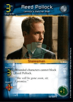 Reed Pollock, Lennox's Hatchet Man - 18/24 - FOIL — image 1