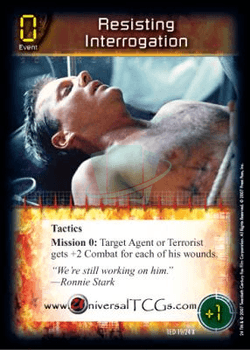 Resisting Interrogation - 19/24 - FOIL — image 1