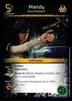 Mandy, Sexy Assassin -FOIL — image 1
