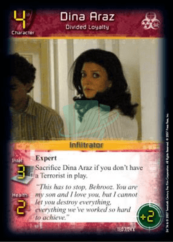 Dina Araz, Divided Loyalty - 7/24 - FOIL — image 1