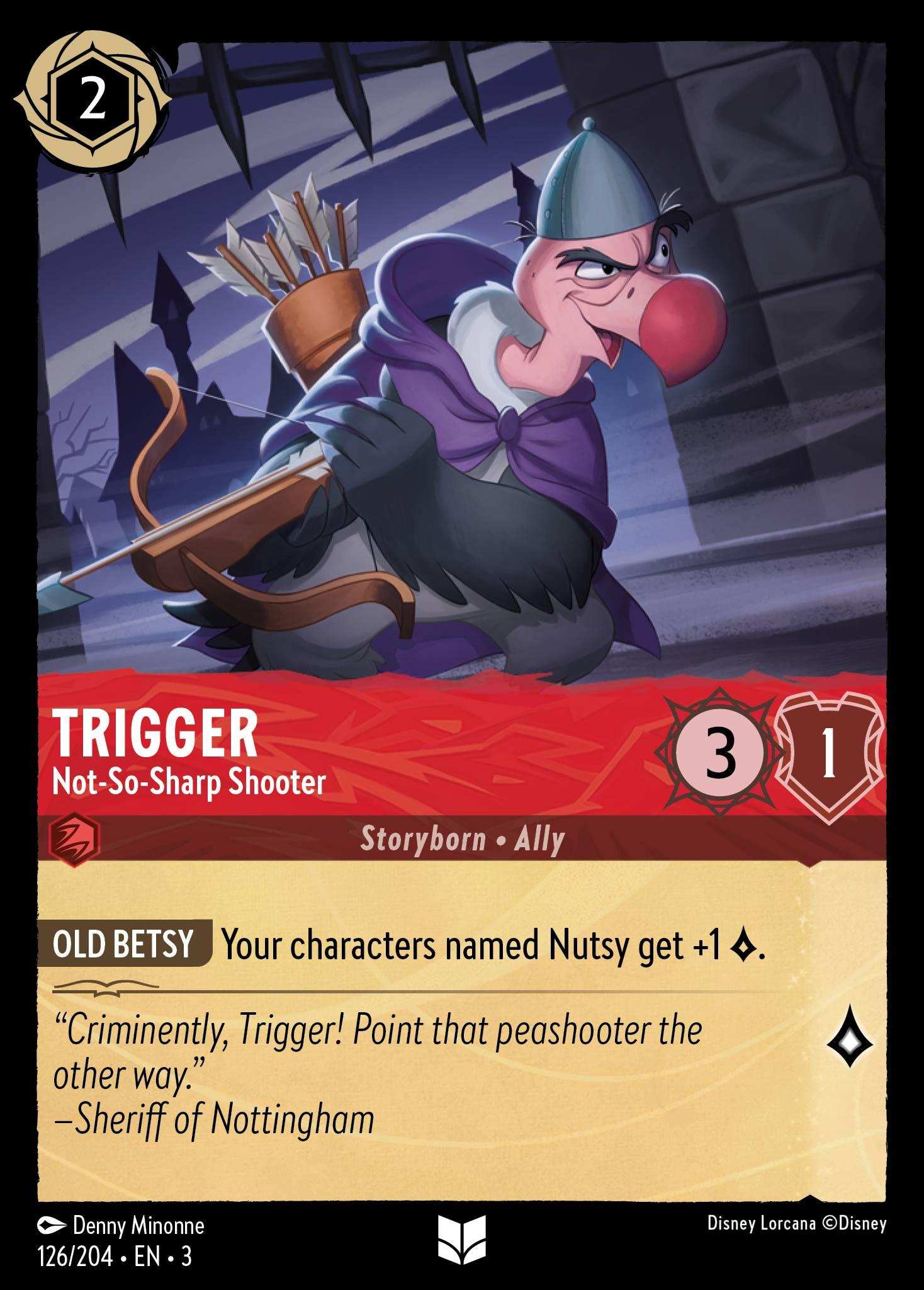 Trigger, Not-So-Sharp Shooter - FOIL — image 1