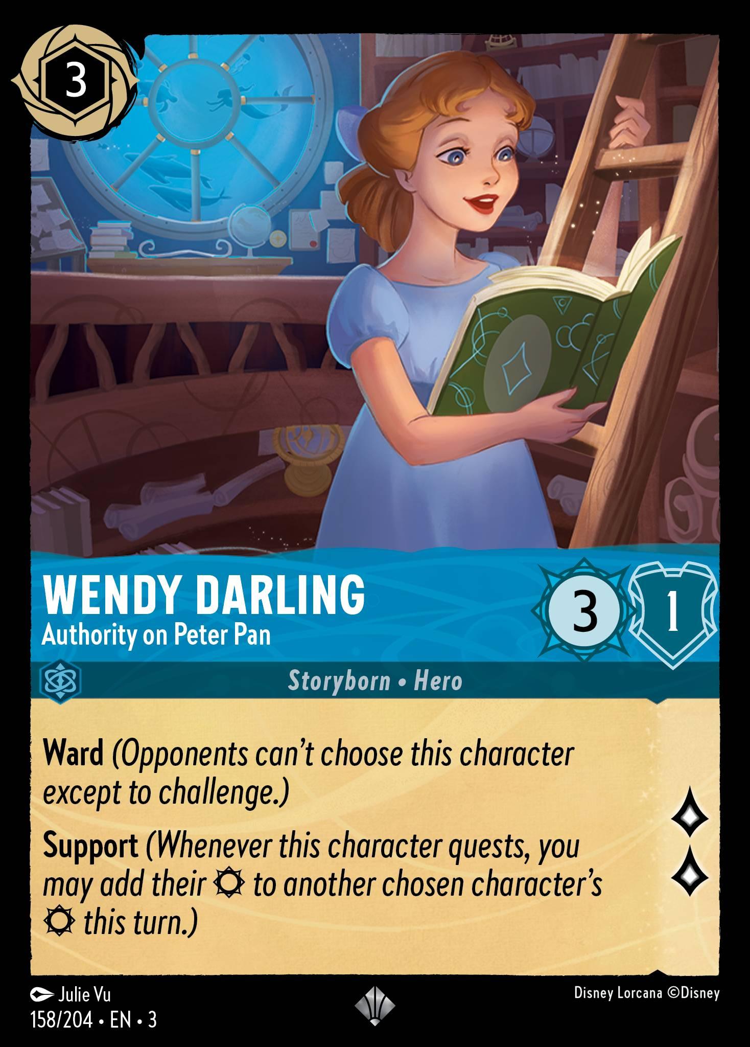 Wendy Darling, Authority on Peter Pan — image 1