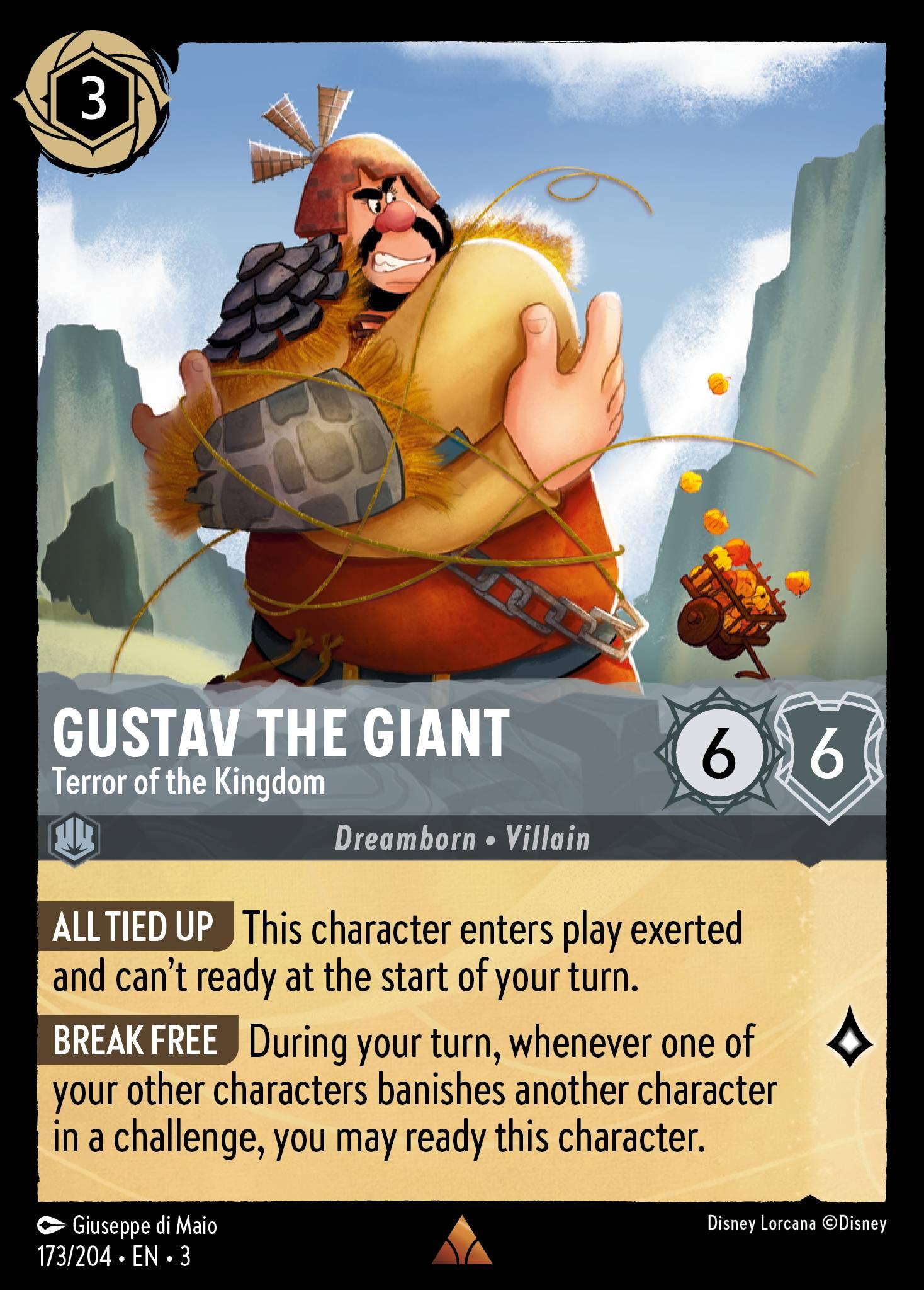 Gustav the Giant, Terror of the Kingdom - FOIL — image 1