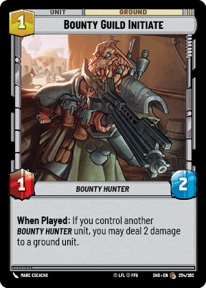 Bounty Guild Initiate - FOIL — image 1