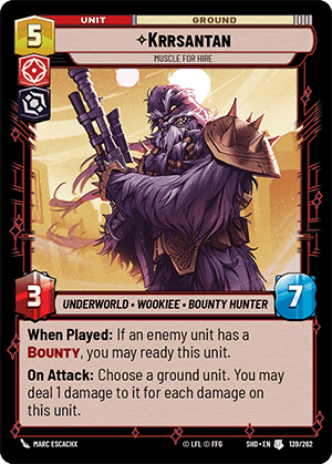 Krrsantan, Muscle for Hire — image 1