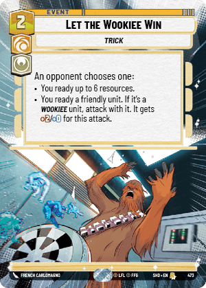 Let the Wookiee Win - HYPERSPACE — image 1