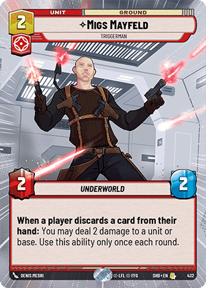 Migs Mayfeld, Triggerman - HYPERSPACE FOIL — image 1