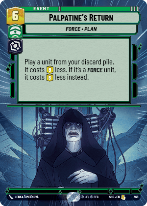 Palpatine’s Return - HYPERSPACE FOIL — image 1