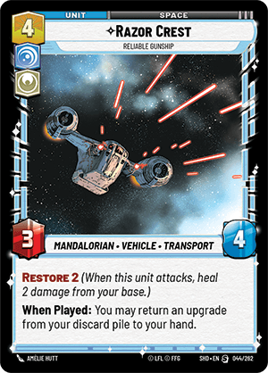 Razor Crest, Reliable Gunship — image 1