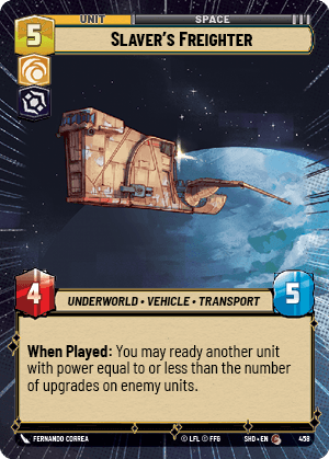 Slaver’s Freighter - HYPERSPACE FOIL — image 1
