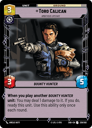 Toro Calican, Ambitious Upstart - FOIL — image 1