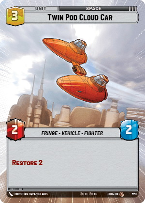 Twin Pod Cloud Car - HYPERSPACE FOIL — image 1