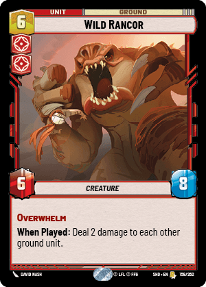Wild Rancor - FOIL — image 1