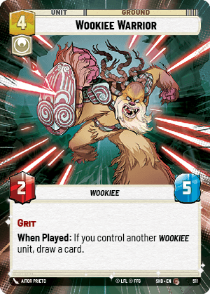 Wookiee Warrior - HYPERSPACE FOIL — image 1