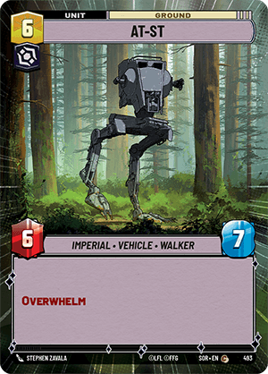 AT-ST - HYPERSPACE FOIL — image 1