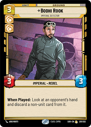 Bodhi Rook, Imperial Defector - FOIL — image 1