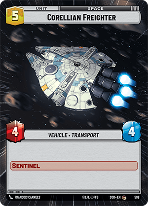 Corellian Freighter - HYPERSPACE FOIL — image 1