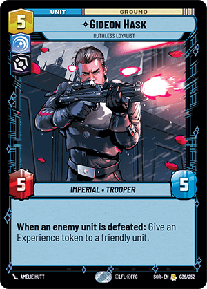 Gideon Hask, Ruthless Loyalist — image 1