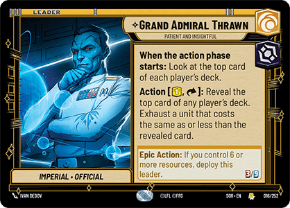 Grand Admiral Thrawn, Patient and Insightful — image 1