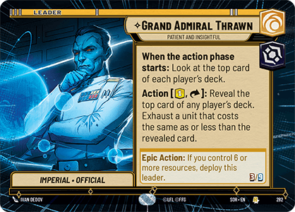 Grand Admiral Thrawn, Patient and Insightful - HYPERSPACE — image 1