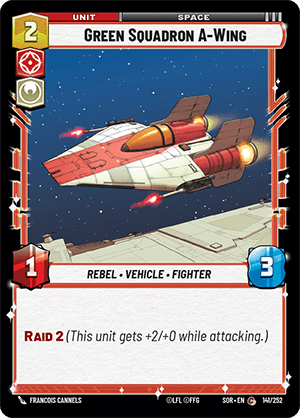 Green Squadron A-Wing - FOIL — image 1