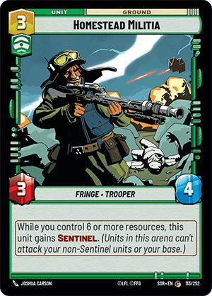 Homestead Militia - FOIL — image 1