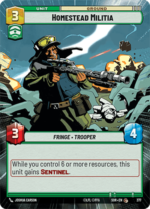 Homestead Militia - HYPERSPACE FOIL — image 1