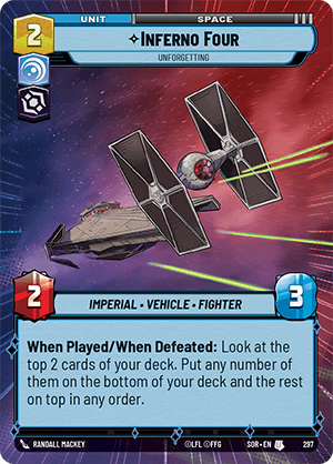 Inferno Four, Unforgetting - HYPERSPACE FOIL — image 1