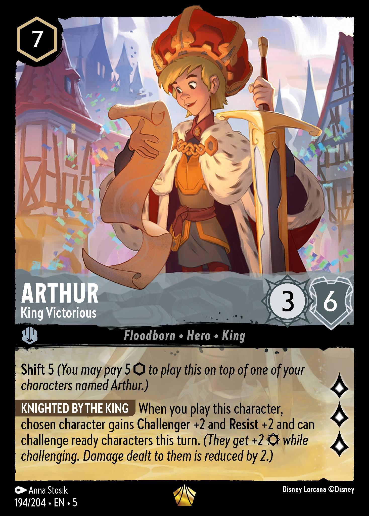 Arthur, King Victorious - FOIL — image 1