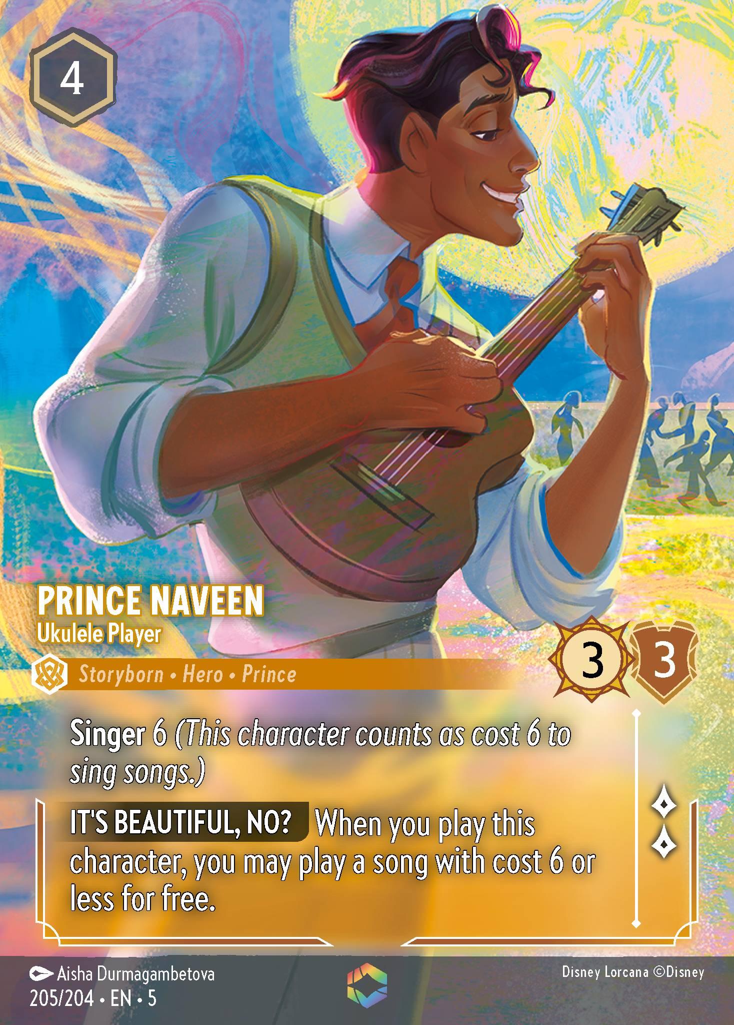 Prince Naveen, Ukulele Player - ENCHANTED — image 1