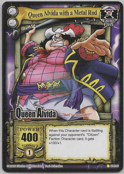 Queen Alvida, Queen Alvida with a Metal Rod — image 1