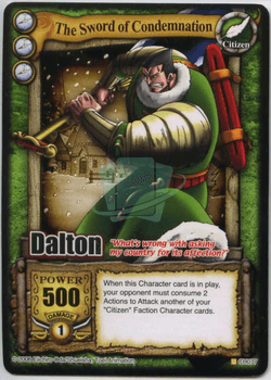 Dalton, The Sword of Condemnation - Holo — image 1