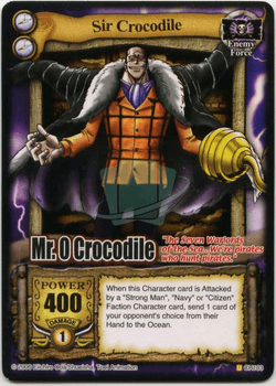 Mr. 0 Crocodile, Sir Crocodile - Holo — image 1