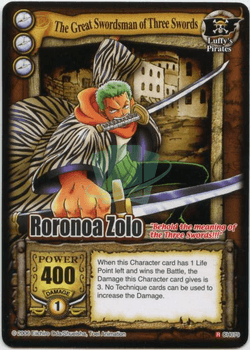 Roronoa Zolo, The Great Swordsman of Three Swords — image 1