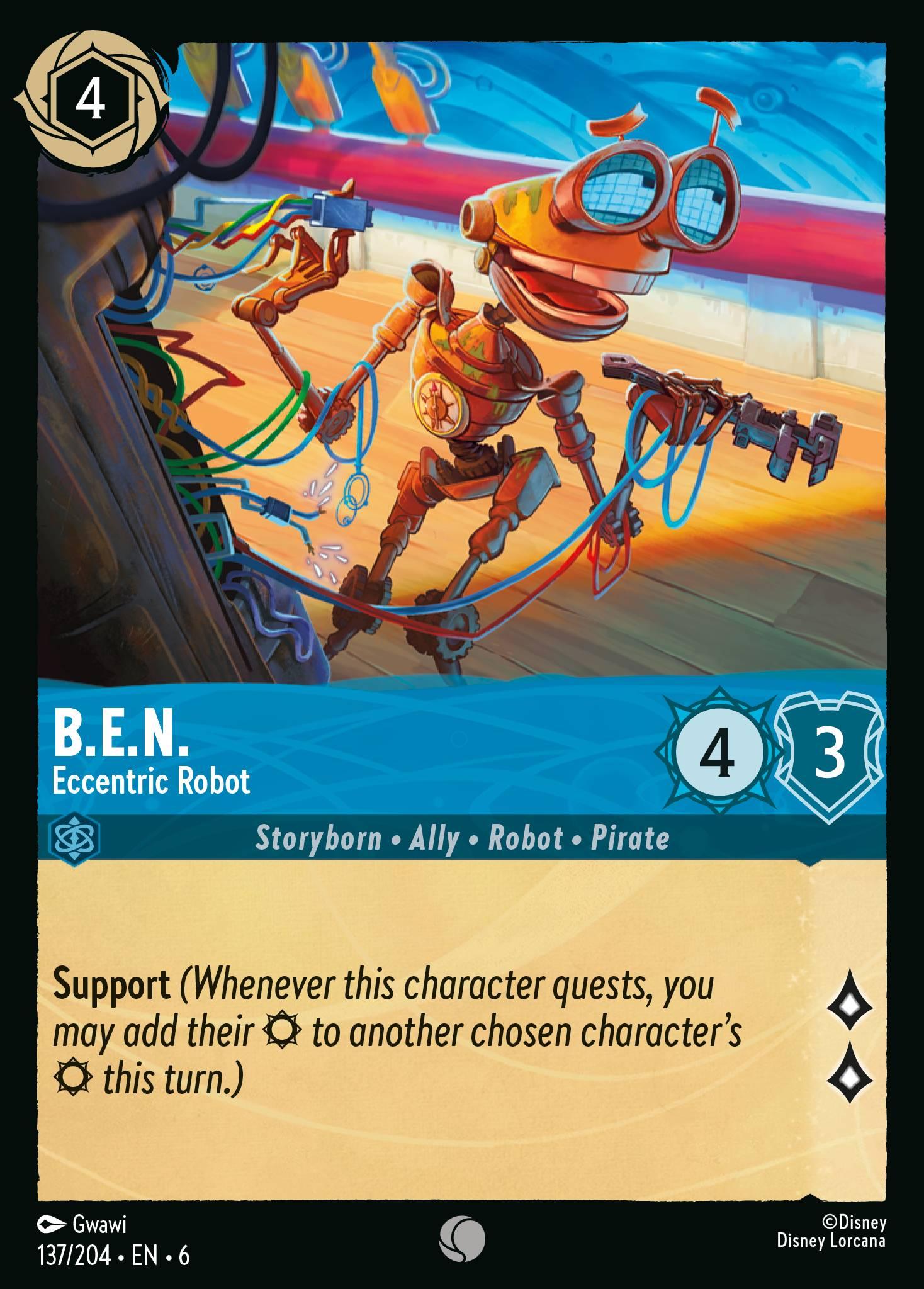 B.E.N., Eccentric Robot - FOIL — image 1