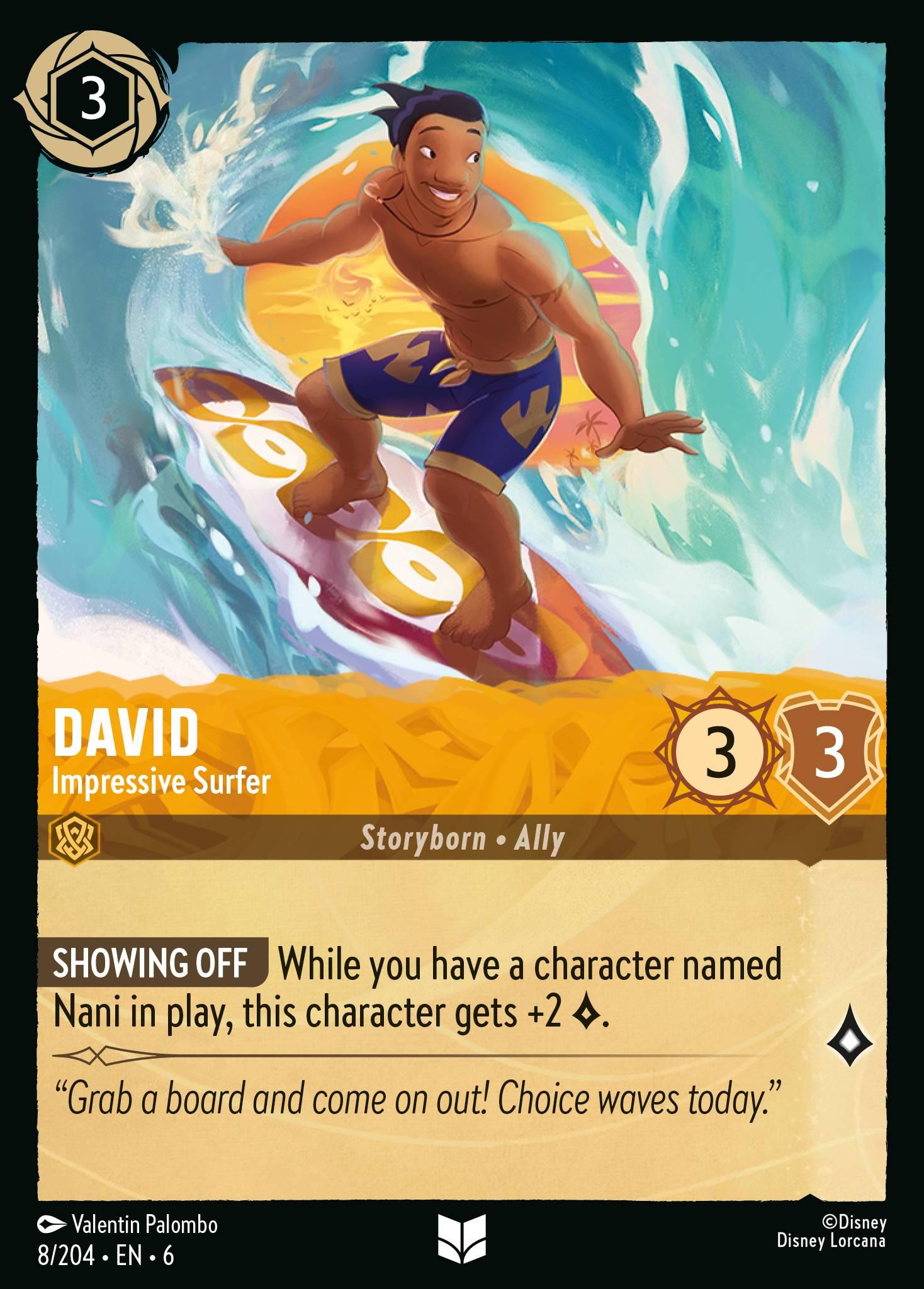 David, Impressive Surfer - FOIL — image 1