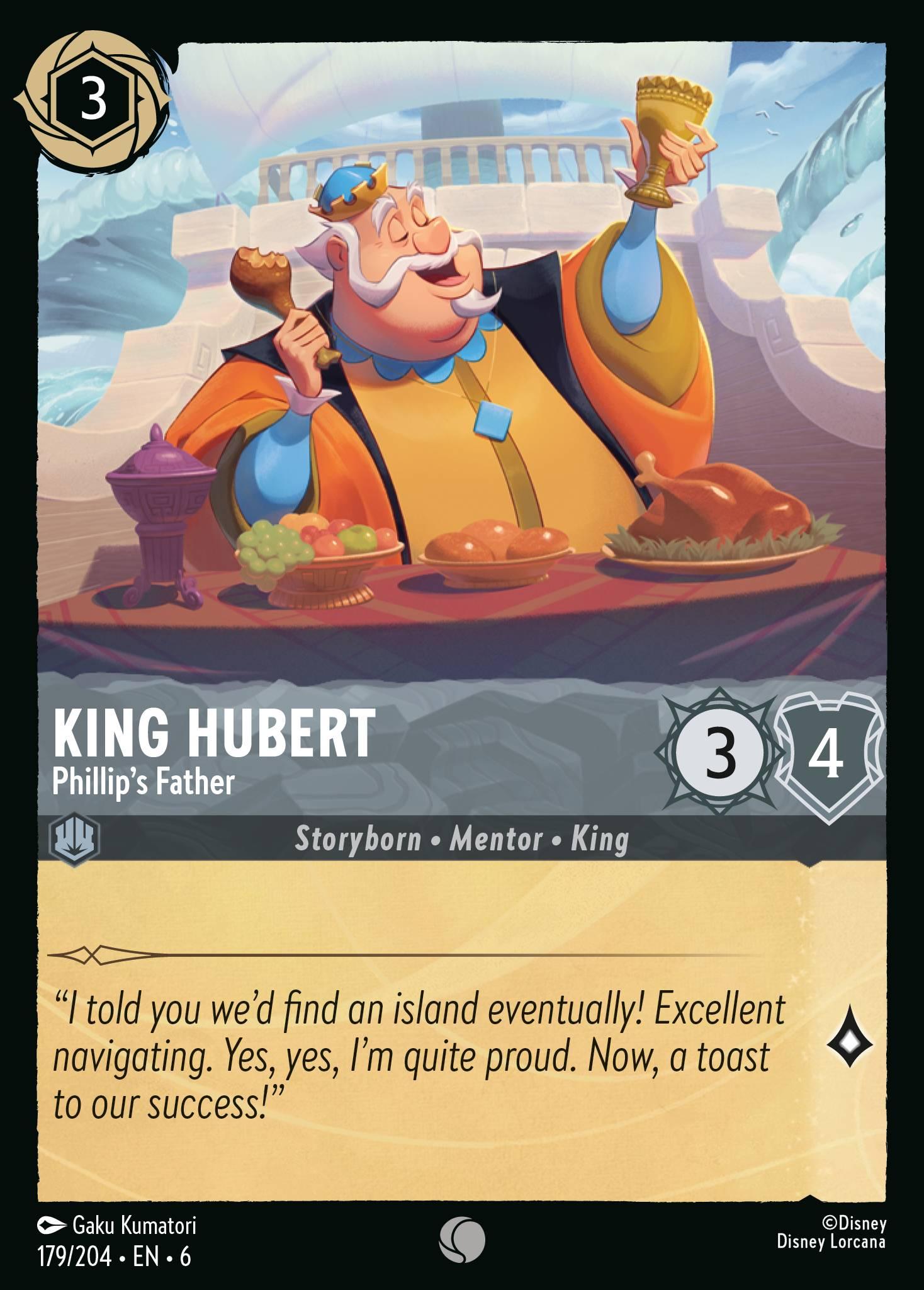 King Hubert, Phillip's Father — image 1